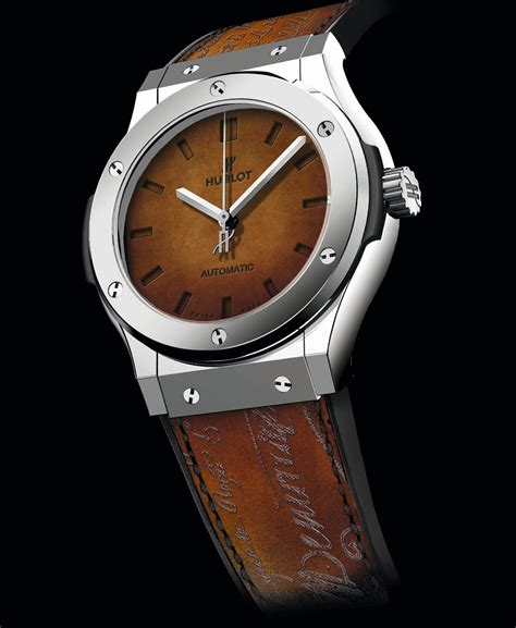 Hublot Classic Fusion Berluti Scritto Platinum Limited Edition of 